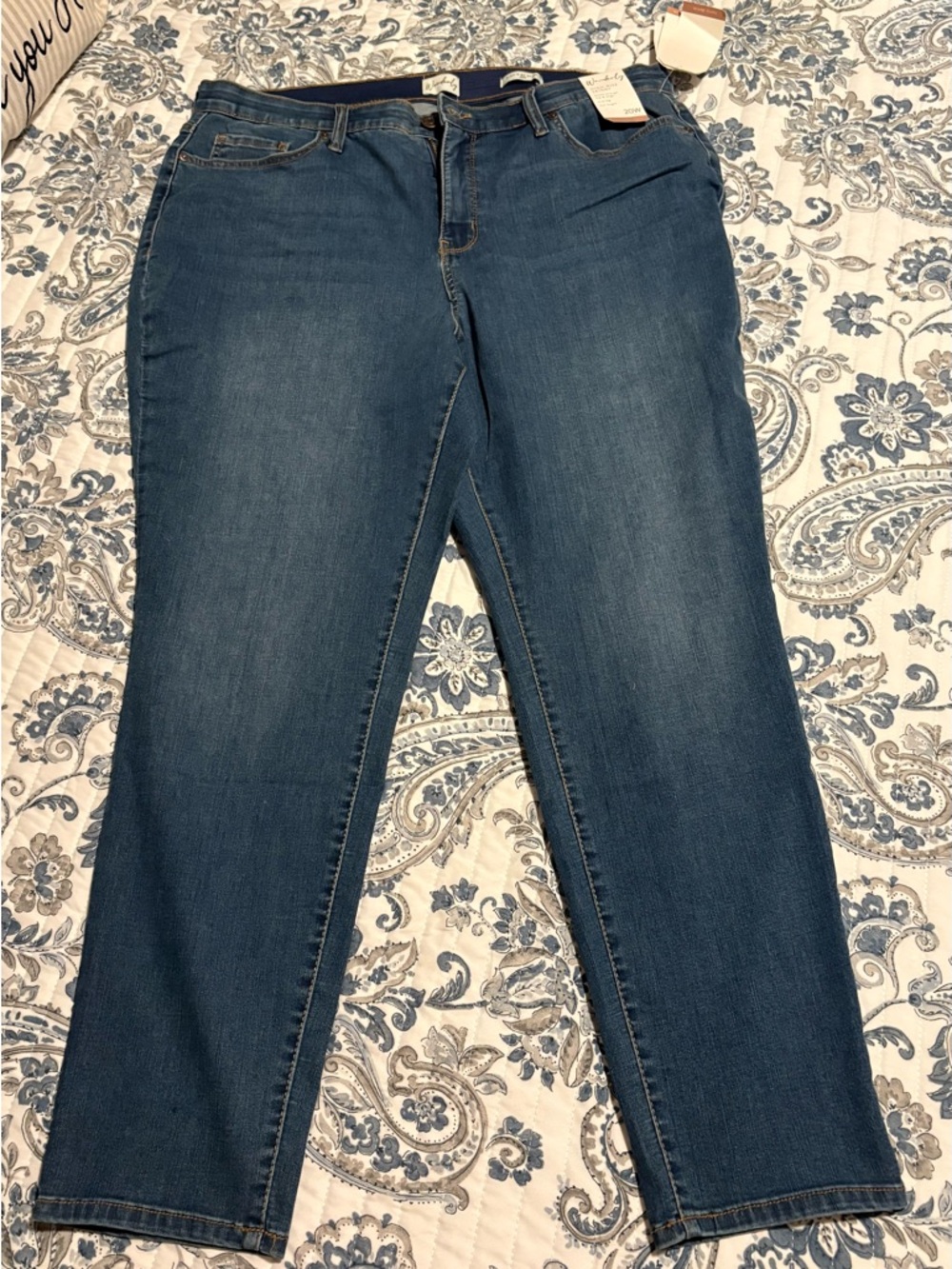 Wonderly plus size high rise skinny jeans